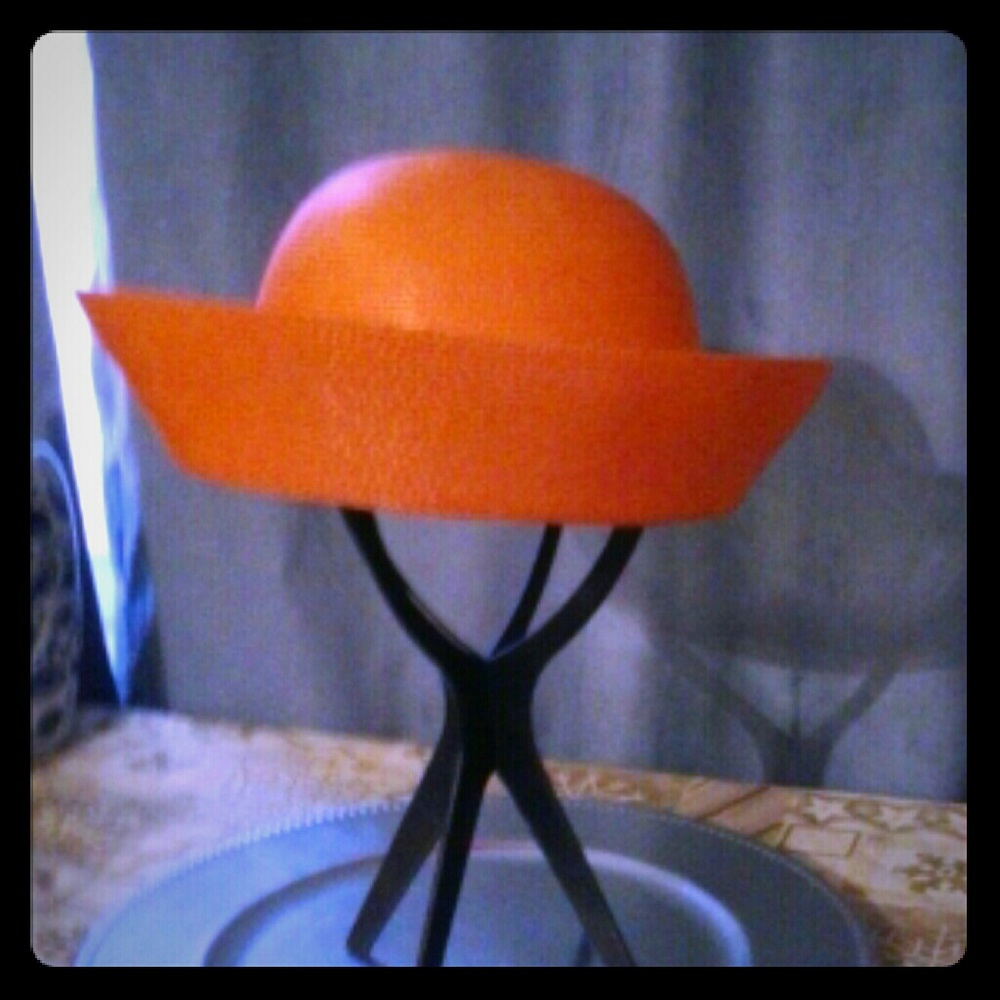 COPY - Orange straw hat